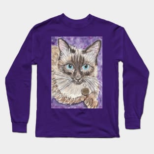 Sadie Siamese cat Long Sleeve T-Shirt